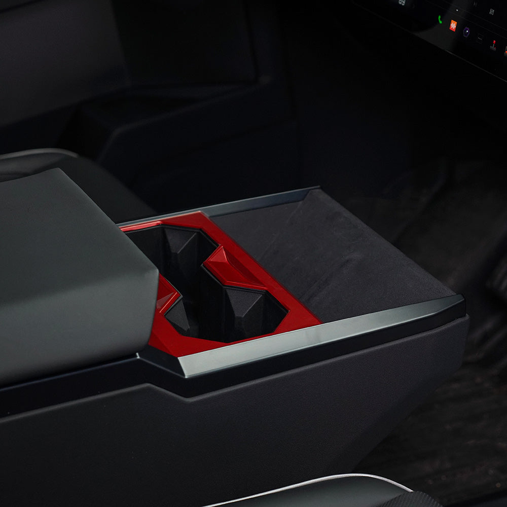 Center Console Wrap for Cybertruck | Satin Red
