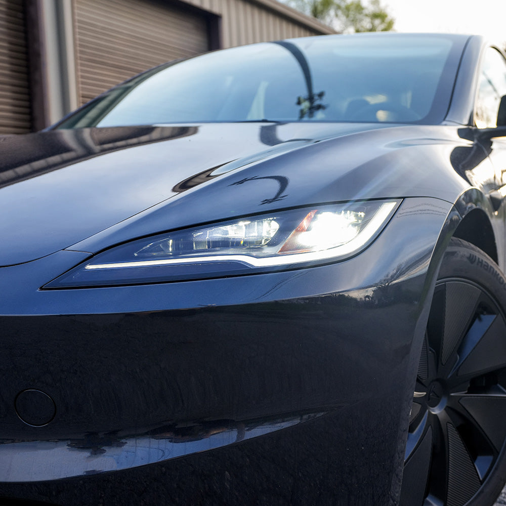 Tinted Headlight Protection - PPF Model 3 Highland Refresh
