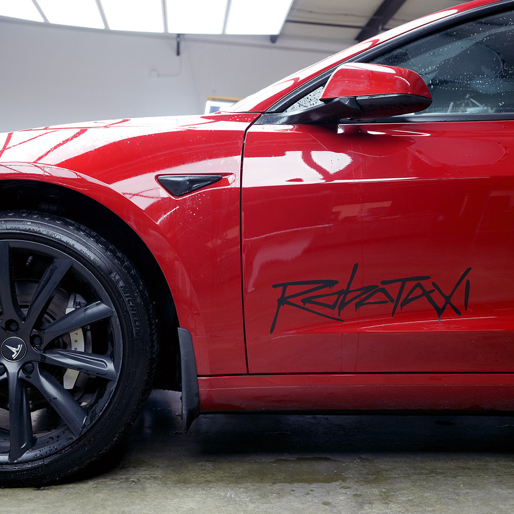 Robotaxi Sticker | Satin Black