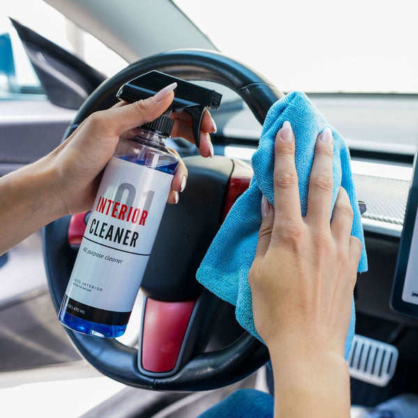 Car Cleaning Starter Bundle - Interior, Glass, Waterless, Shampoo