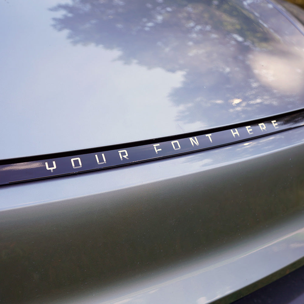 Lightbar Delete for Model Y Juniper Refresh | Roboto Font