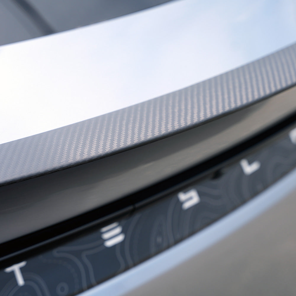 Carbon Fiber Rear Spoiler for Model Y Juniper  - Matte