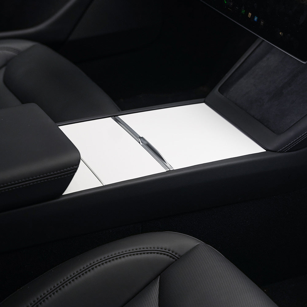 Center Console Wrap for Model 3 Highland Refresh | Satin White 