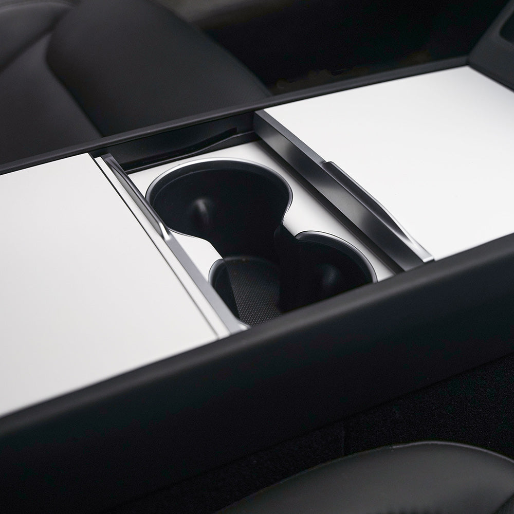Center Console Wrap for Model 3 Highland Refresh | Satin White 