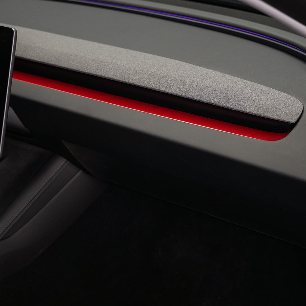 Dashboard Wrap for Model 3 Highland Refresh | Satin Red