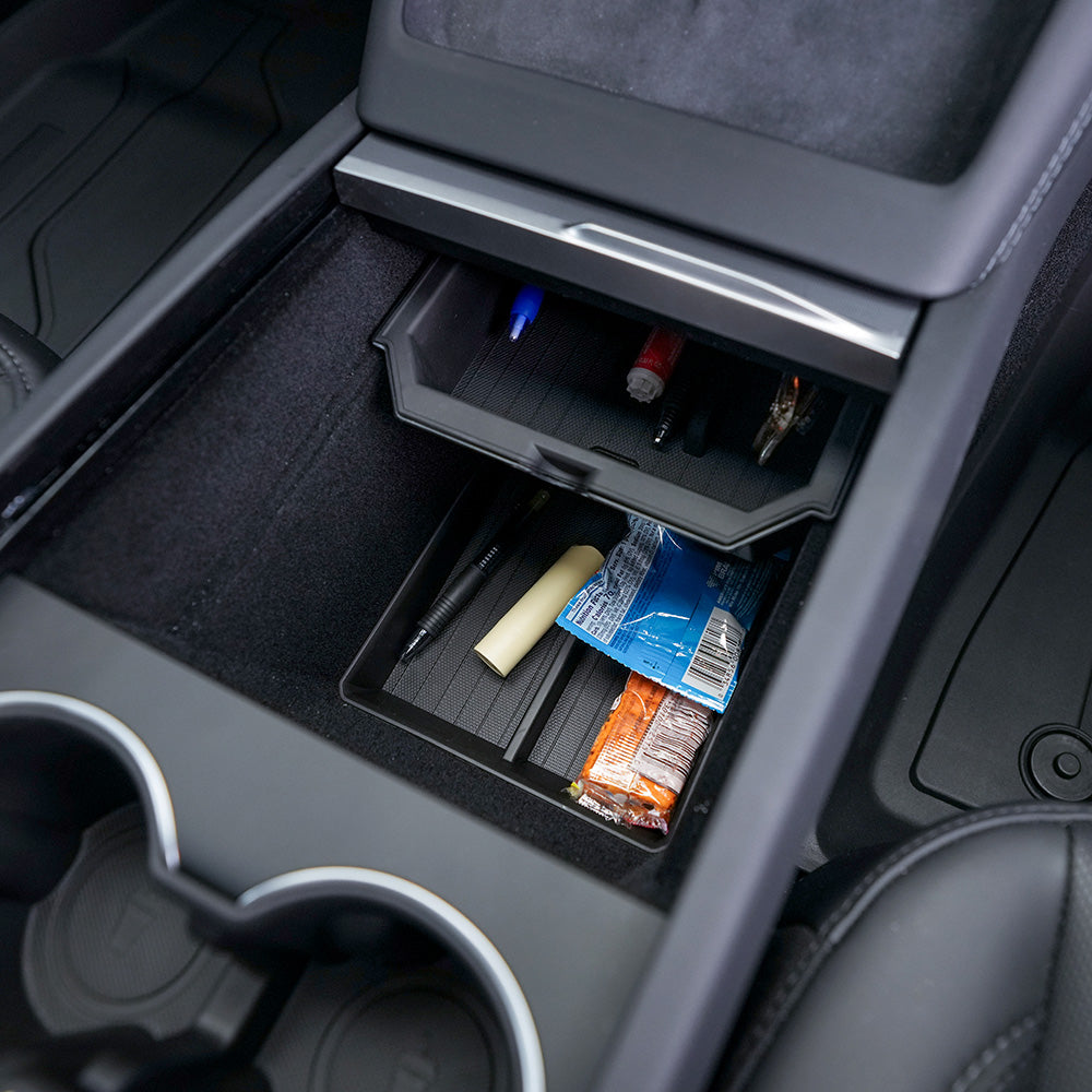 Tesla Model 3 Highland Center Console Organizer - Double-Layer 