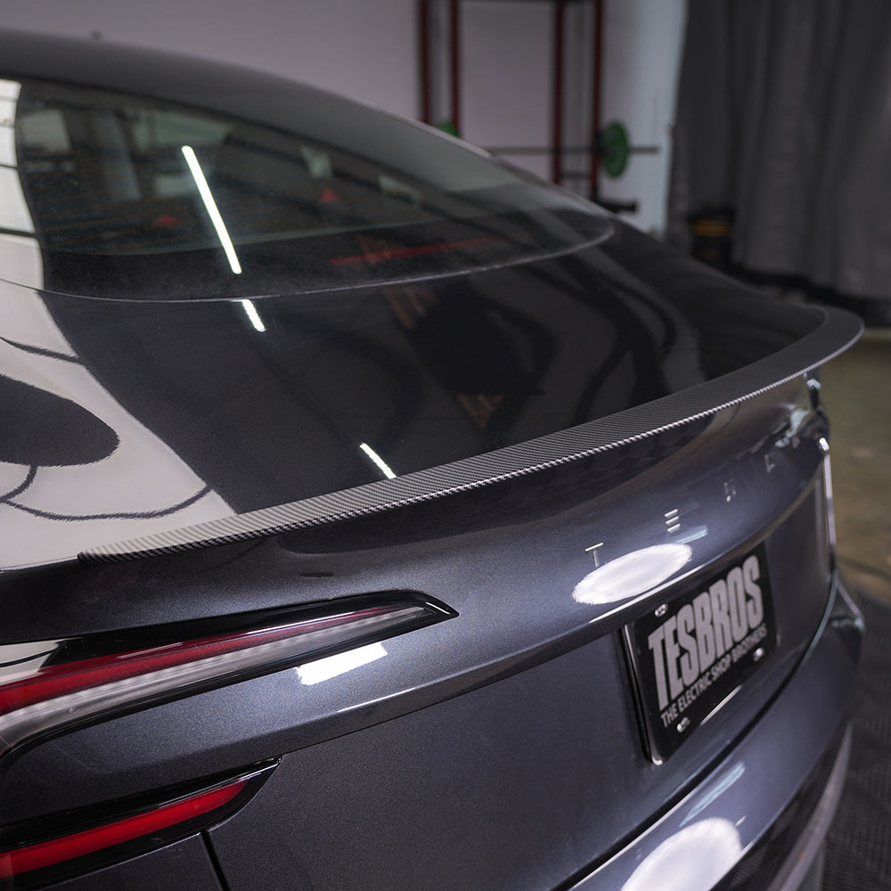 Carbon Fiber Spoiler for Model 3 Highland Refresh | Matte