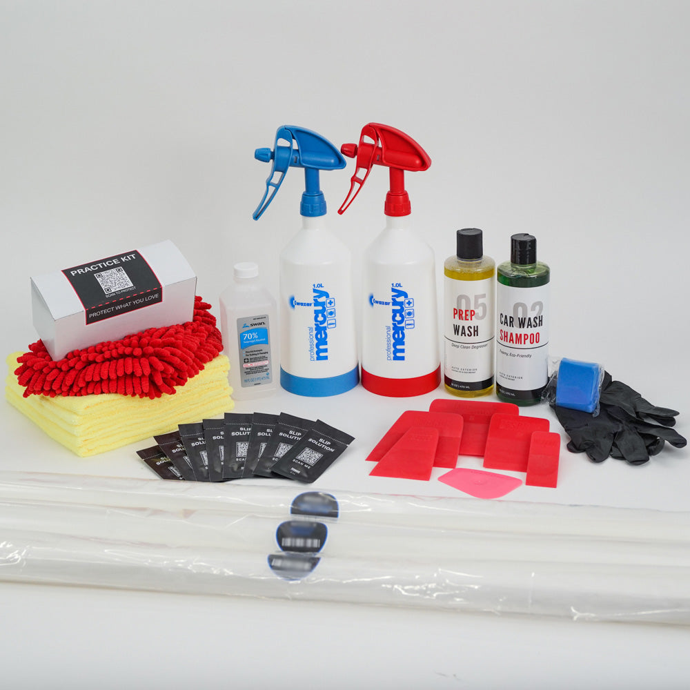 DIY Front Protection Kit  - PPF for Model Y includes these tools needed to prep and install.