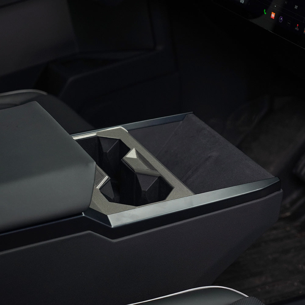 Titanium Main Console Center Console Wrap for Cybertruck - TESBROS