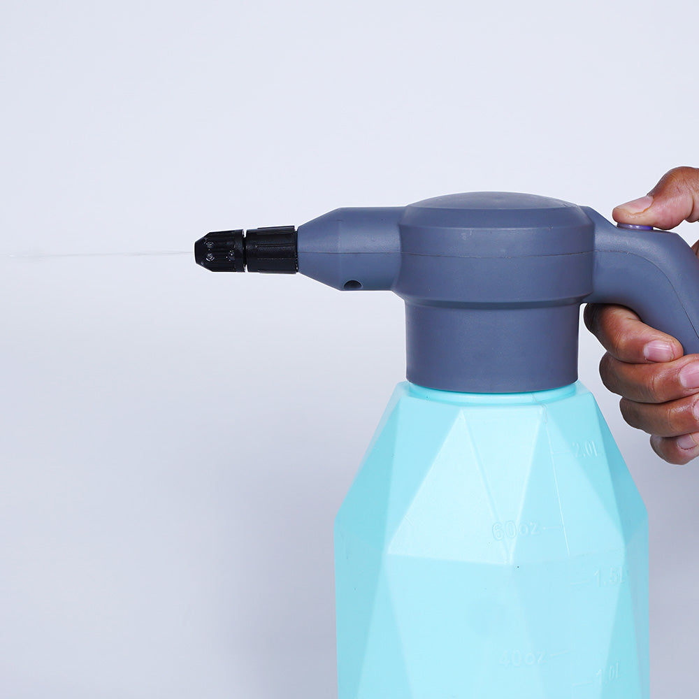 Adjust nozzle to spray a precise stream.