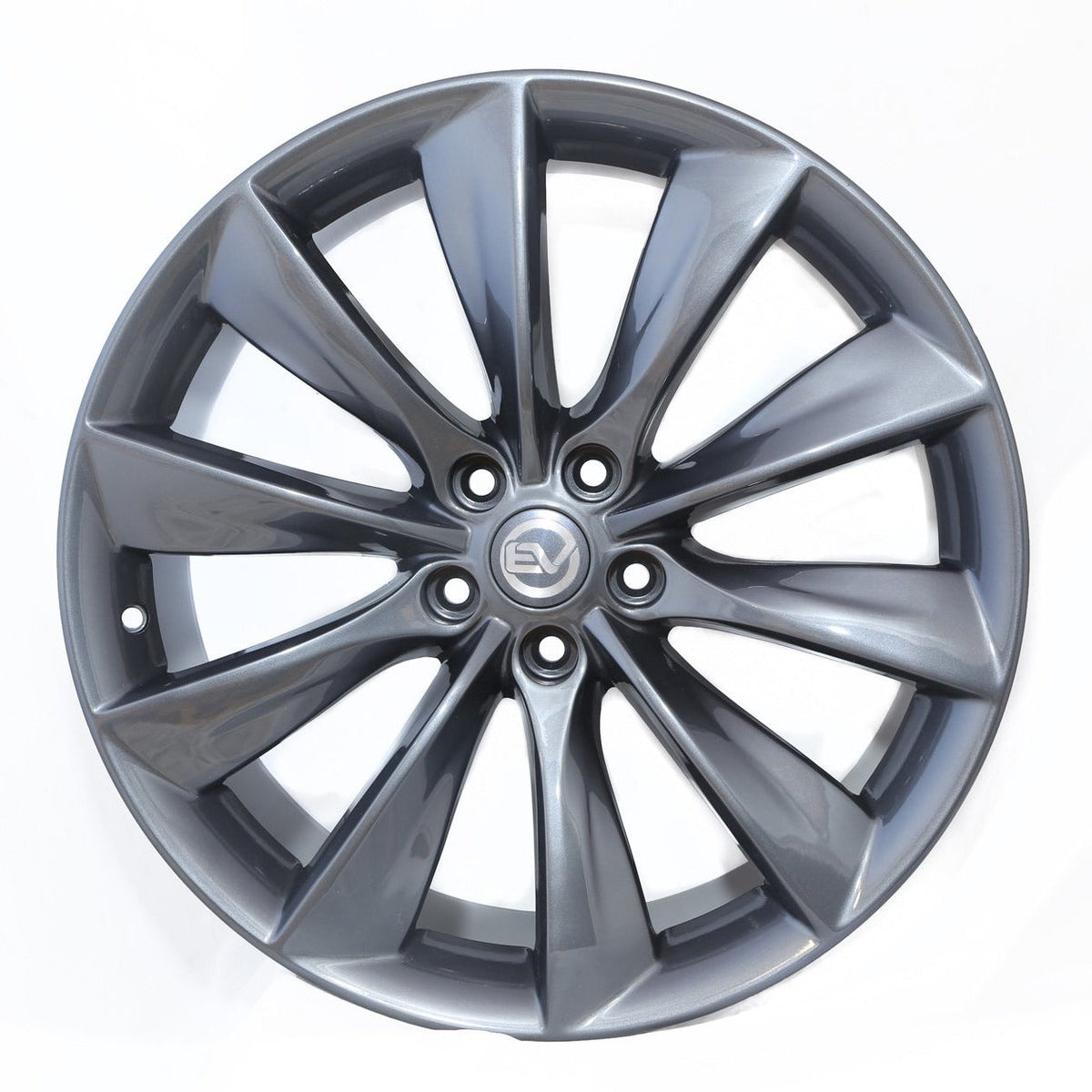 Turbine Style Wheel for Tesla Model S | Metallic Grey