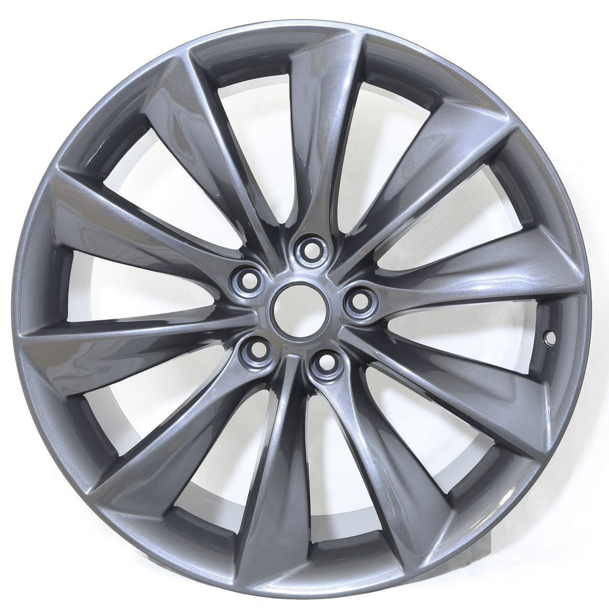 Turbine Style Wheel for Tesla Model X | Metallic Grey