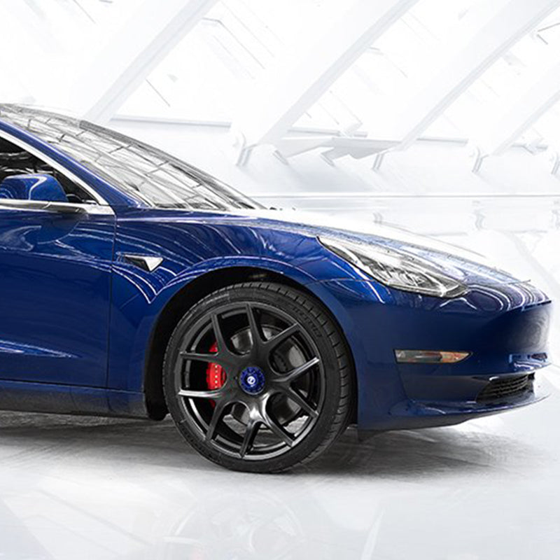Center Lock-Design Center Caps for EVR &quot;Roadster&quot; Wheels | Blue