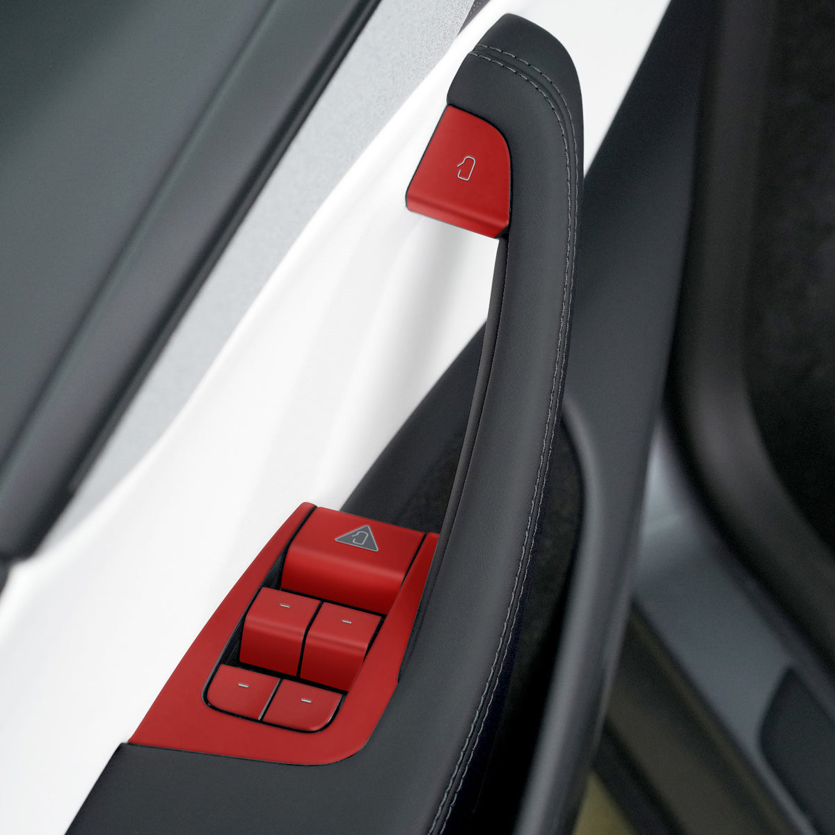 Door Switch Wrap for Model Y Juniper Refresh | Satin Red