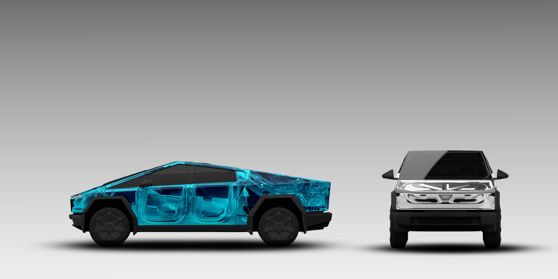 X-Ray Cybertruck Wraps