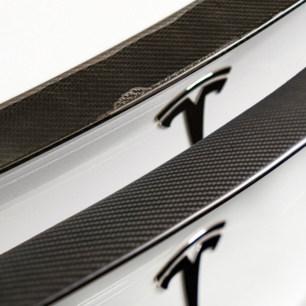 Carbon Fiber Rear Spoiler for Model 3, Matte