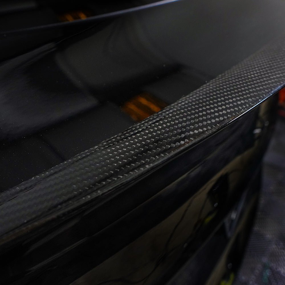 Carbon Fiber Rear Spoiler for Model Y, Gloss