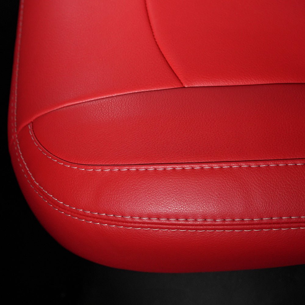 Premium Seat Covers for Model Y -MFG-Y-STCVR-RED- TESBROS