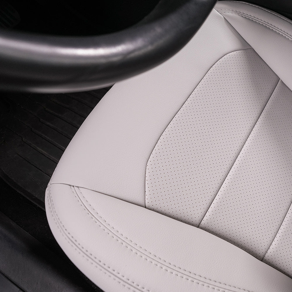 Premium Seat Covers for Model Y -MFG-Y-STCVR-RED- TESBROS