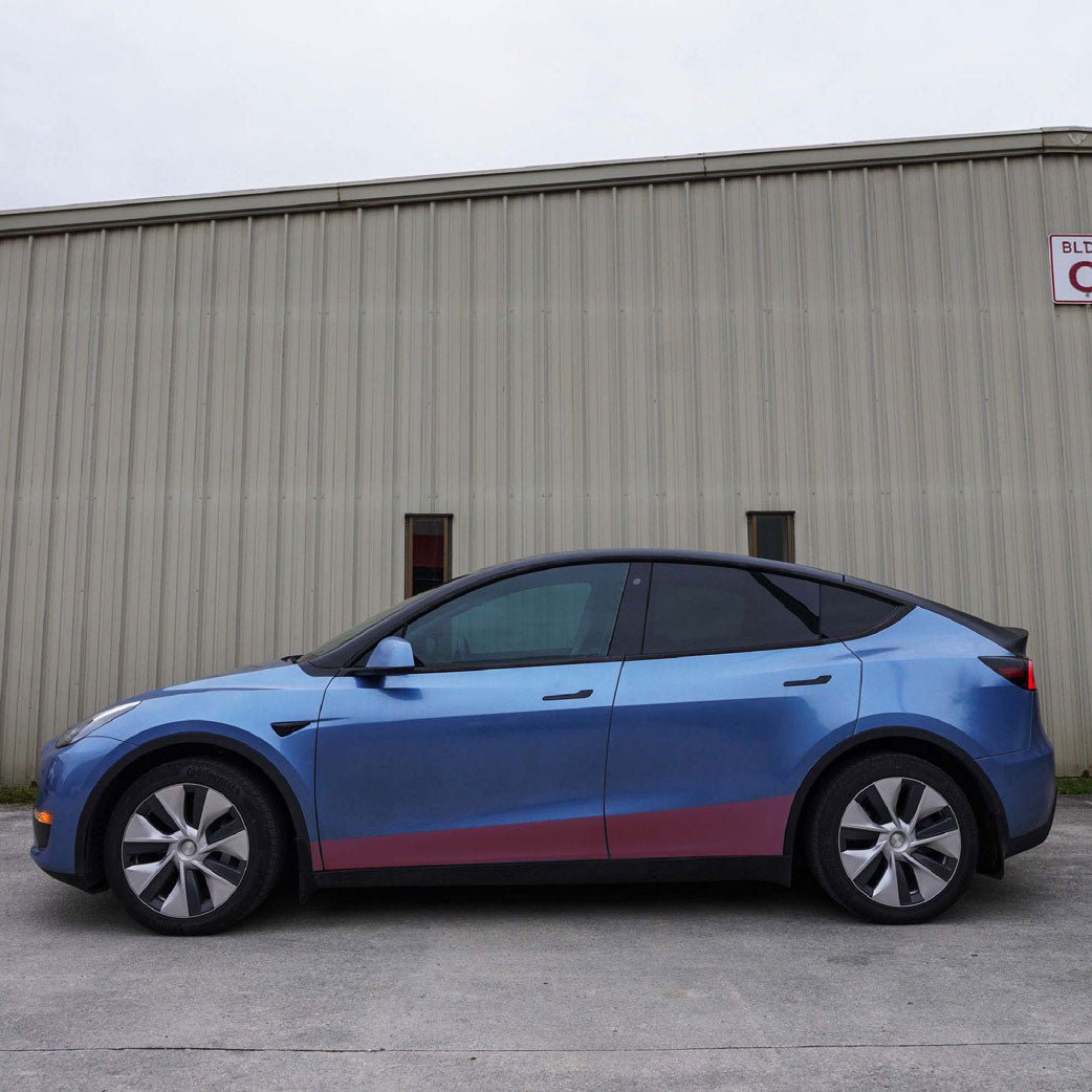 Tesla Model Y PPF Rocker - DIY Paint Protection Film - TESBROS
