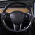 Steering Wheel Wrap for Model 3 / Y -TB-3Y-SW-BLKCF- TESBROS