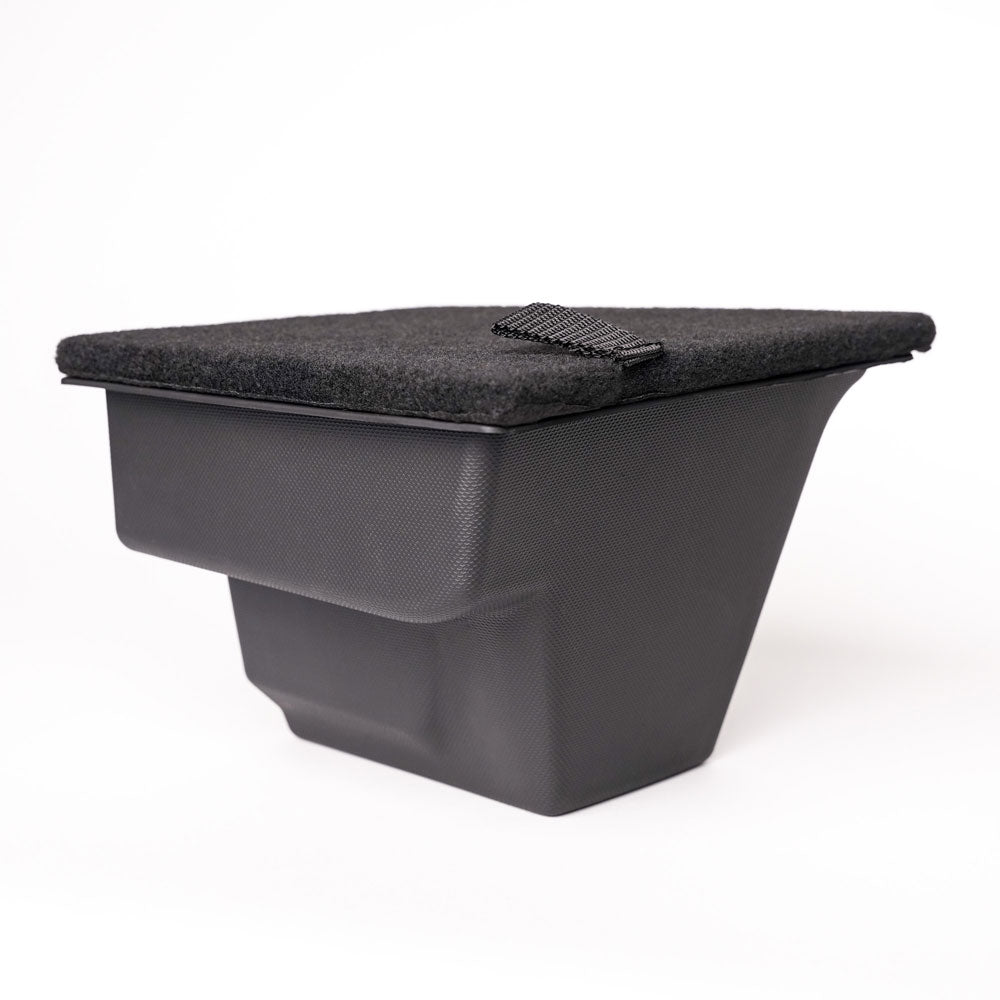 Trunk Side Storage Bin with lid for Model 3 -MFG-3-TRKSS- TESBROS
