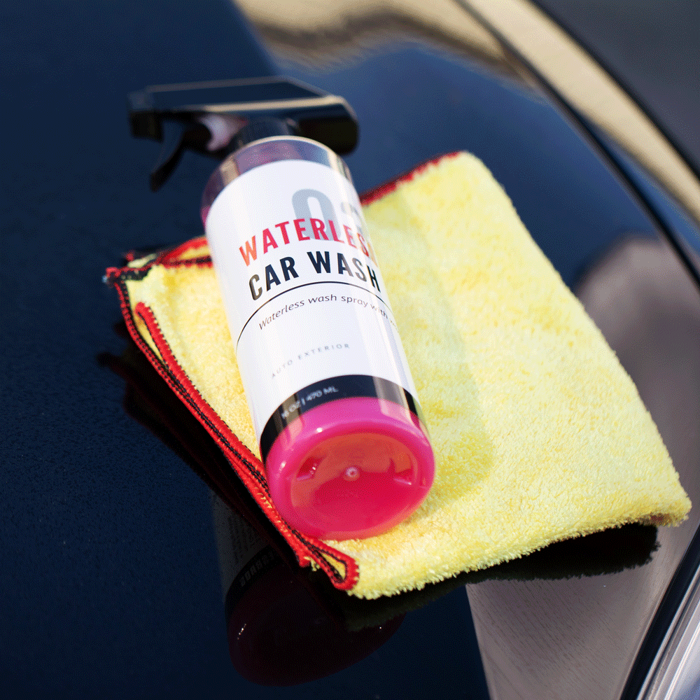 Tesla Waterless Car Wash Spray with Wax - 16oz - TESBROS