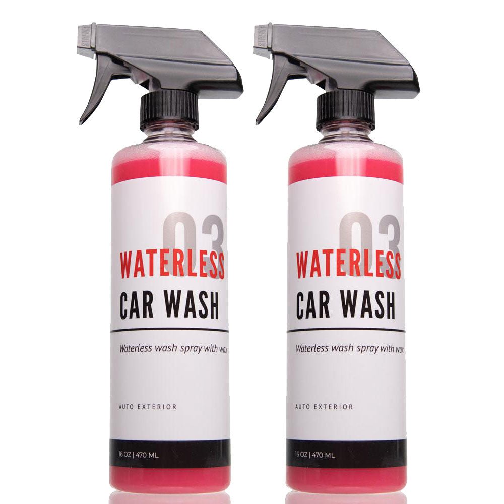 Waterless Car Wash Spray with Wax -CL-WW-16OZ-2PCK- TESBROS